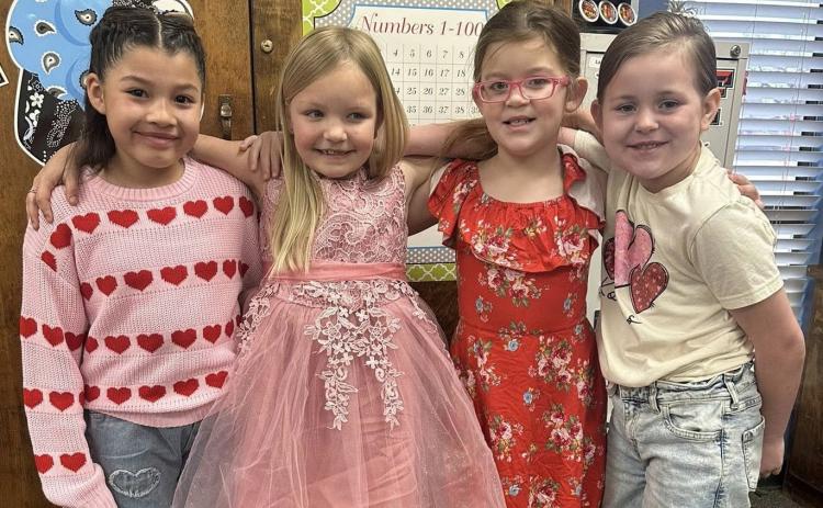 Wellington Elementary Sparklers send Valentine vibes