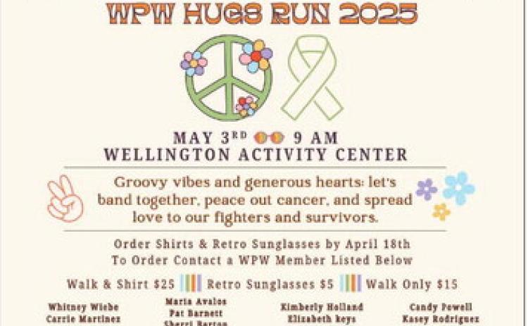 WPS slates‘Peace out Cancer’walk for HUGS
