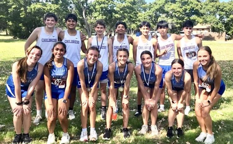 The Childress High School cross country teams compete at the Crowell Invitational Monday, Sept. 15 at Copper Breaks State Park, where Selah Smith took a first-place individual finish, aiding the Lady Cats to a championship finish. Childress Bobcat Boosters