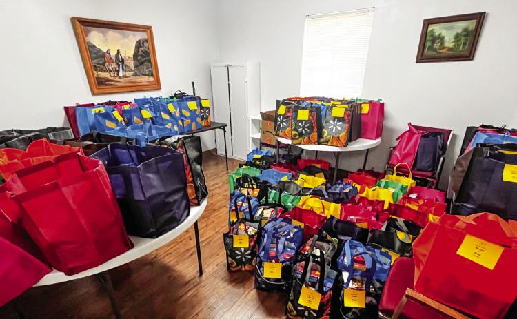 First Baptist Wellington assembles Blessing Bags