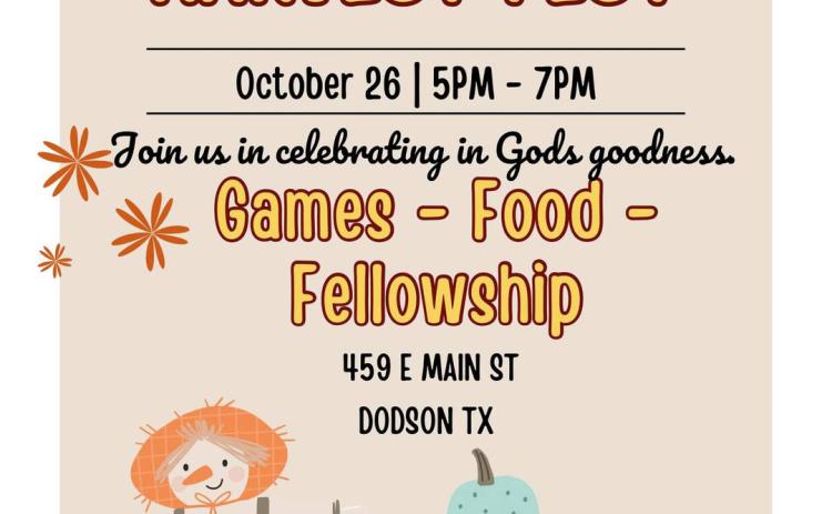 Dodson Nazarene plots harvest fest