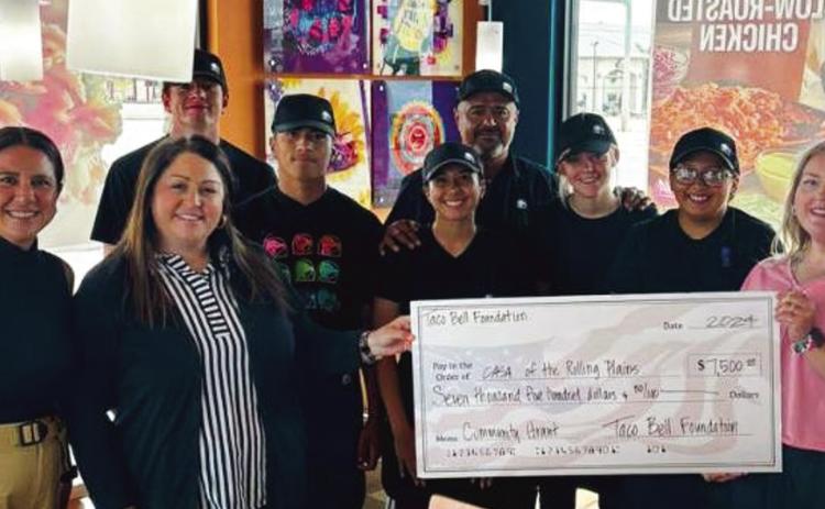CASA of the Rolling Plains thanks Taco Bell