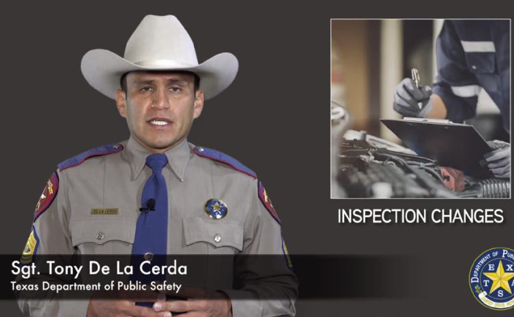 The Texas Department of Public Safety (DPS) recently launched a public safety announcement (PSA) video reminding Texans of the upcoming changes to the state’s Vehicle Safety Inspection Program, beginning in January. The video, available in English and Spanish, can be viewed by visiting dps.texas.gov. Texas Department of Public Safety