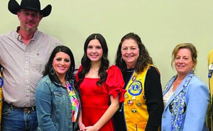O’Rear makes appearance at Lions District 2-T1 Queen Contest
