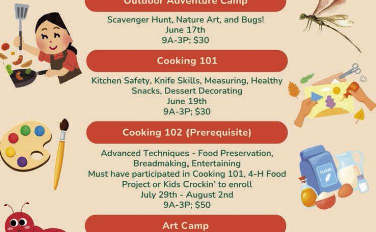 Childress County AgriLife Extension Service to host summer camps