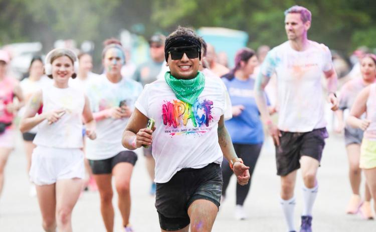 The MPACT Color Run, sponsored by Childress Youth Recreational League, raises cancer awareness, inviting runners of all ages to participate in a color run, kids’ dash and cancer patient and memorial walk Saturday, April 25 at Fair Park. All proceeds, including T-shirt and entry fees, benefitted We Can Care, a local nonprofit organization that aids Childress County cancer patients. THROUGH THE LENS OF LIZ