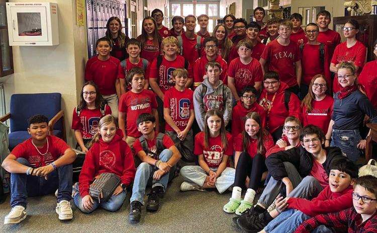 Childress goes ‘red’for Straton