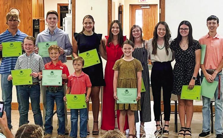 Gold Star recipient,All-Around 4-H member recognized at annual Hall County 4-H banquet
