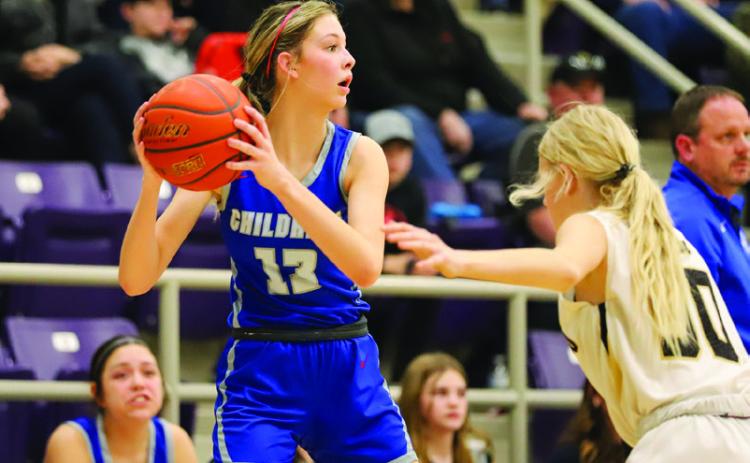 Adah Henderson, Senior, Post, Co-Offensive Most Valuable Player Photos by Childress High School Yearbook Staff