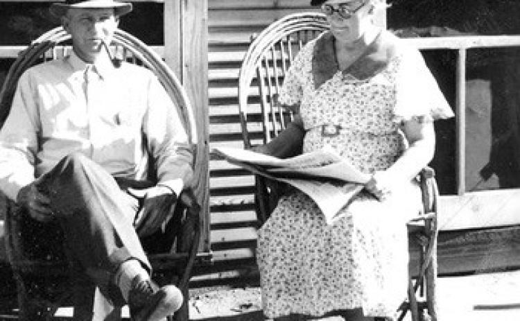 Grandpa and Grandma Baldwin Jim Leggitt Collection