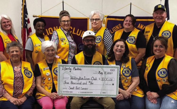 Liberty Electric makes Senior Snack Pack donation