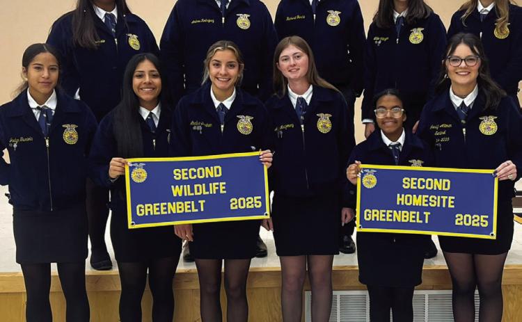 Memphis,Wellington FFA represent at Greenbelt District Meeting