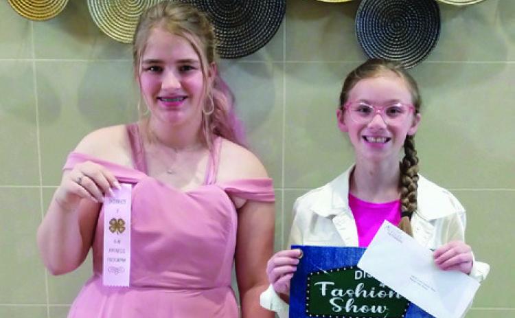 Childress County 4-Hers participate in District 3 Fashion Show