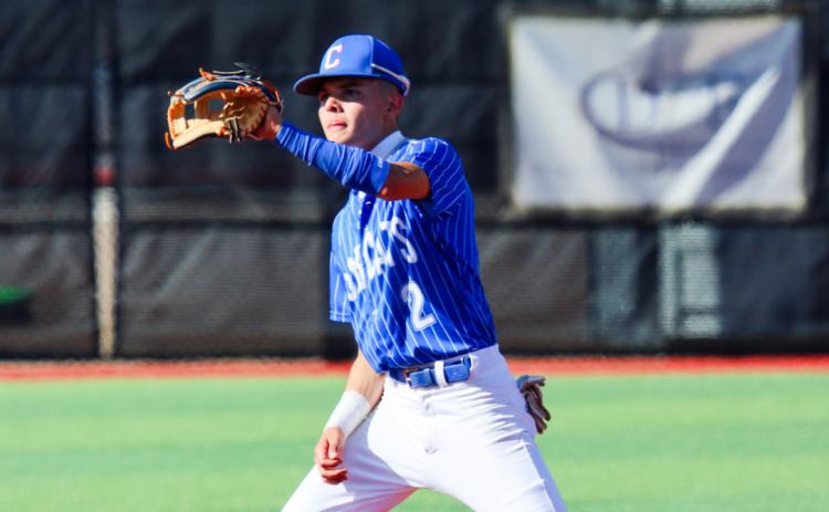 The Childress Bobcats couldn’t keep up with the Bushland Falcons, falling in a 9-0 final Friday, April 24. Pitching, Luke Rodriguez allowed three hits and two runs over two innings, striking out two and walking none. Kade Maldonado led with one hit in one at bat. The Childress Bobcats competed in the bi-district playoffs Wednesday, April 29-Saturday, May 2. Results were unavailable at press time. CHILDRESS HIGH SCHOOL YEARBOOK