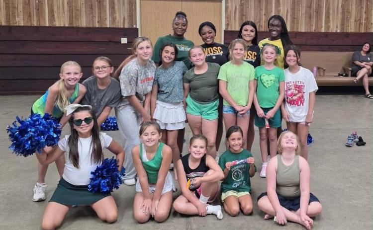 Lil Cats enjoy cheer clinic