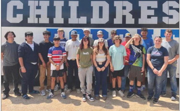 Childress Future Farmers of America (FFA) Greenhands recently attend the Greenbelt FFA Districtwide Greenhand Day in Roaring Springs. Photo Courtesy of Childress FFA