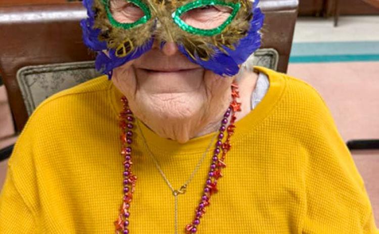 Memphis Convalescent Center celebrates Mardi Gras