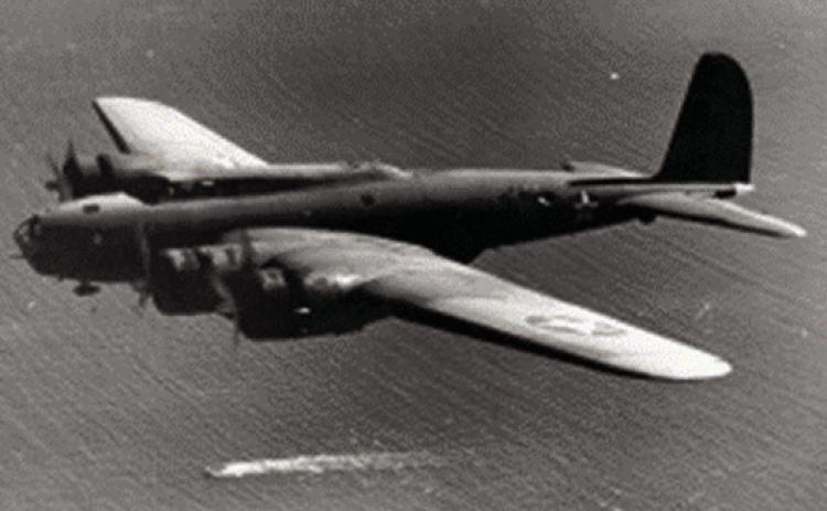 The B-17D Flying Fortress is exactly like the one Capt. Cherry piloted.