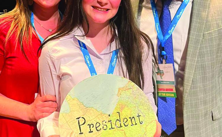 Ward elected FCCLA Region 1 President