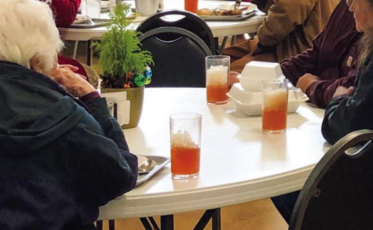 Many seek shelter in Senior Community Café for holiday meal
