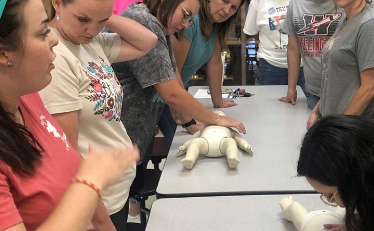 Wellington EMS provides WISD staff training