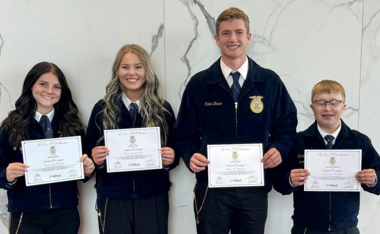 Area FFA members receive Lone Star Degrees
