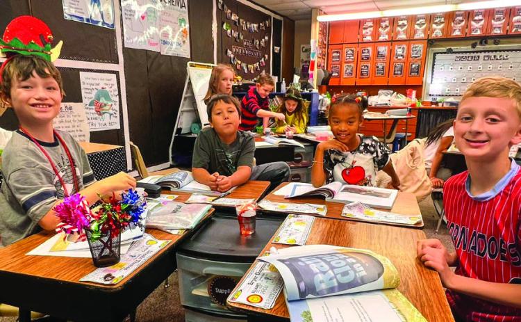 It’s raining, it’s pouring… Mrs. Overmiller’s class is never boring