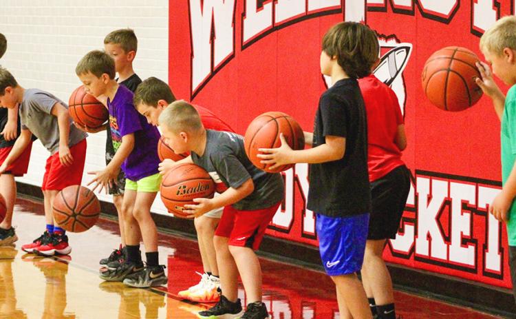 Wellington youth invest three days in developing basketball skills and discovering what they are capable of during the recent basketball camp conducted by coaches Colton Holmes and Jared Casas. SHAUNA SALINAS/THE GREENBELT INTREPID