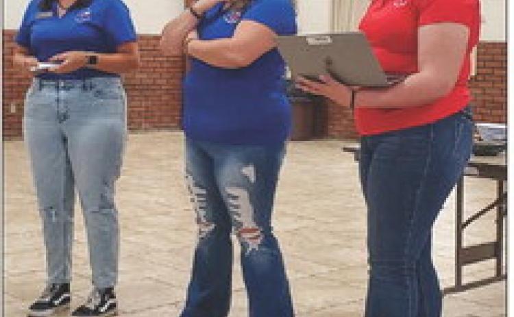 Texas 4-H Water Ambassadors present at Memphis Lions Club