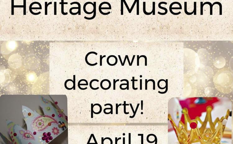 Childress County Heritage Museum to host children’s crown decorating party