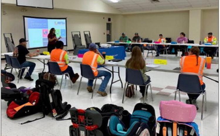 TxDOT trains on car seat safety
