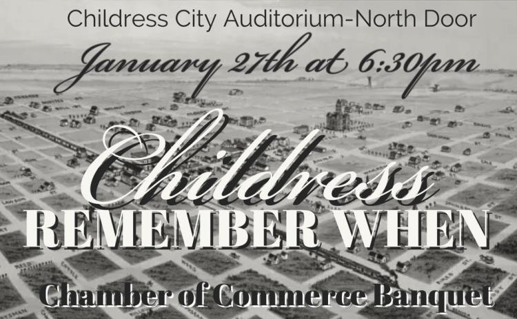 Childress Chamber annual banquet this weekend