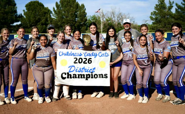 For the first time in program history, the Childress Lady Cats secure the District 1-3A Championship title, taking a 12-0 shutout over Tulia Friday, April 17 in Childress. THROUGH THE LENS OF LIZ