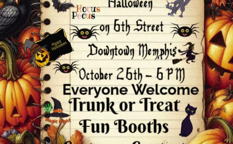 Memphis Chamber of Commerce’s Halloween on 6th Street this Saturday