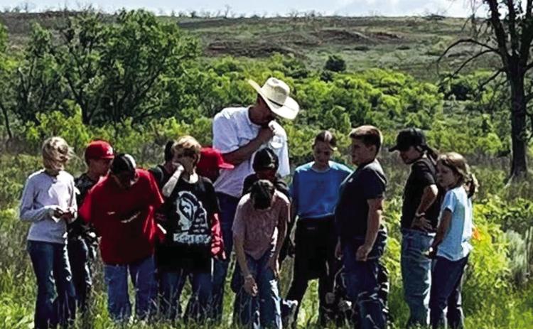 Fifth grade Sparklers visit historic Mill Iron Ranch