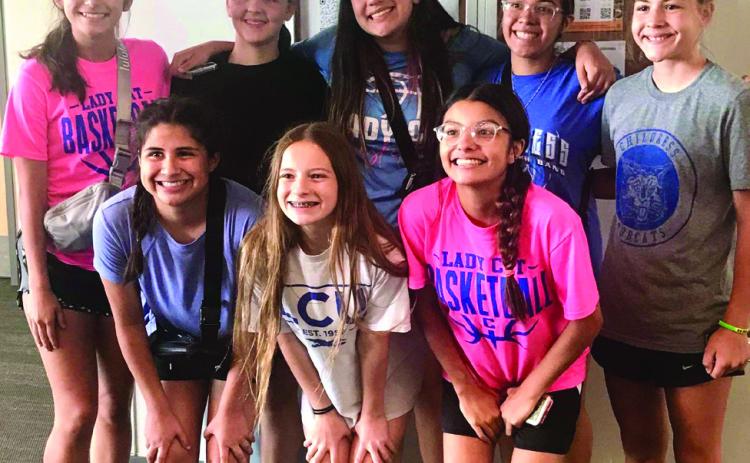 Lady Cats attend Elk City Basketball Camp