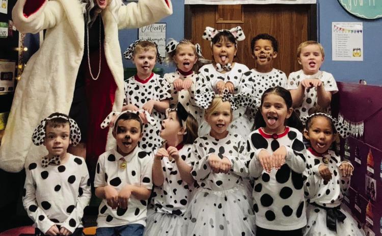 Wellington Elementary School pre-kindergarteners celebrate 101st day of school