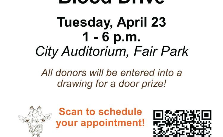 ‘Stand tall and donate’at the upcoming Childress Community Blood Drive