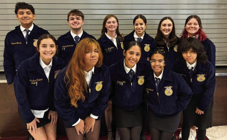 Memphis High School Future Farmers of America (FFA) members compete at the Area 1 Leadership Development Events (LDEs) Thursday, Nov. 20-Saturday, Nov. 22 at West Texas A&amp;M University in Canyon. Memphis High School