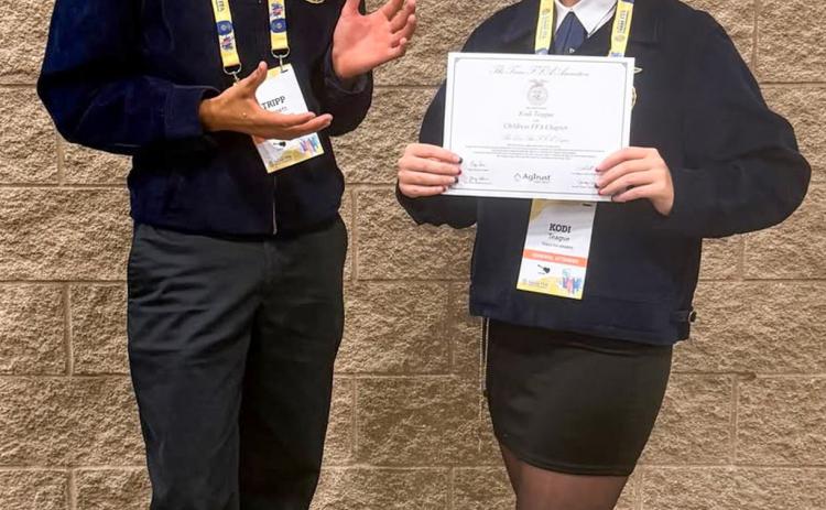 Childress represents at Texas State FFA Convention