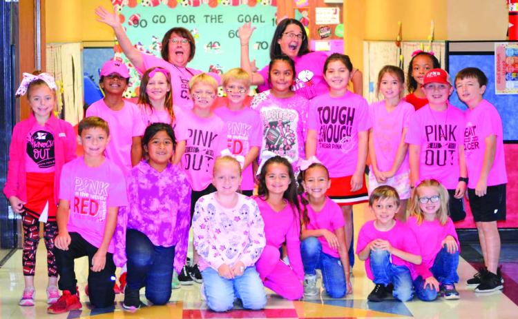 Wellington Elementary Sparklers #PinkOut