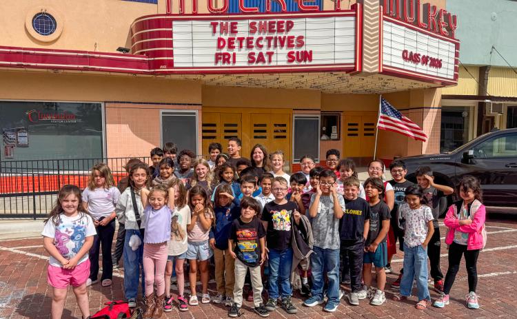 Students visit Mulkey Theatre