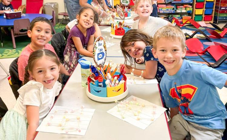 Kindergarten explores shapes