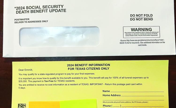 Childress County Sheriff warns public against scams