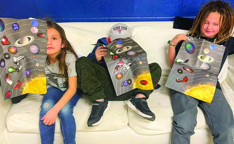 Austin Elementary School Gifted and Talented (GT) students learn about the solar system.