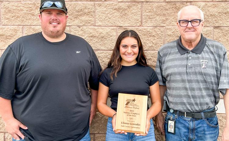 Memphis’Gonzalez named 2025 TxDOT Childress District Intern of the Year