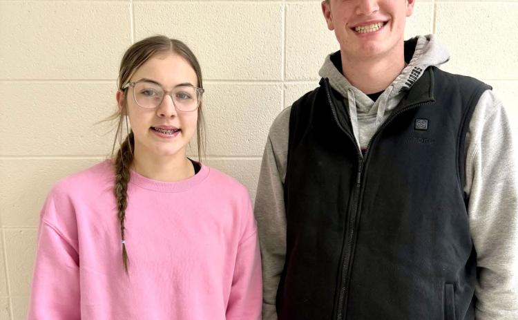 Childress High School freshman Kinley Galligan and senior Cutter Bruce are the McDonald’s Big Macs of the Week, announced Thursday, Jan. 29. Adapting to varsity, Galligan serves as a lockdown defender, putting in the dirty work for the Lady Cats, while Bruce moved into the starting rotation for the Bobcats, proving himself as a selfless teammate while making things tough for the opposing team in the paint. Childress Bobcat Boosters