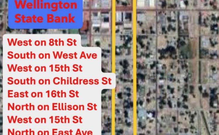 For the Saturday, July 5 Wellington Community Fourth of July Parade, spectators should line the route indicated on the map. Parade lineup is at 10 a.m. in the parking lot of the Wellington Activity Center (WAC)/Wellington Aquatic Venue (WAV). The parade is set to begin at 10:30 a.m. Courtesy Image