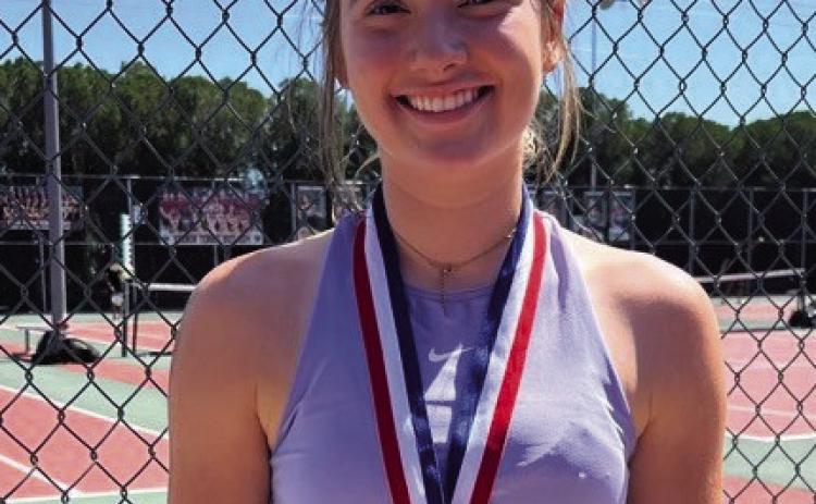 Lady Rockets, Skyrockets take district tennis championship