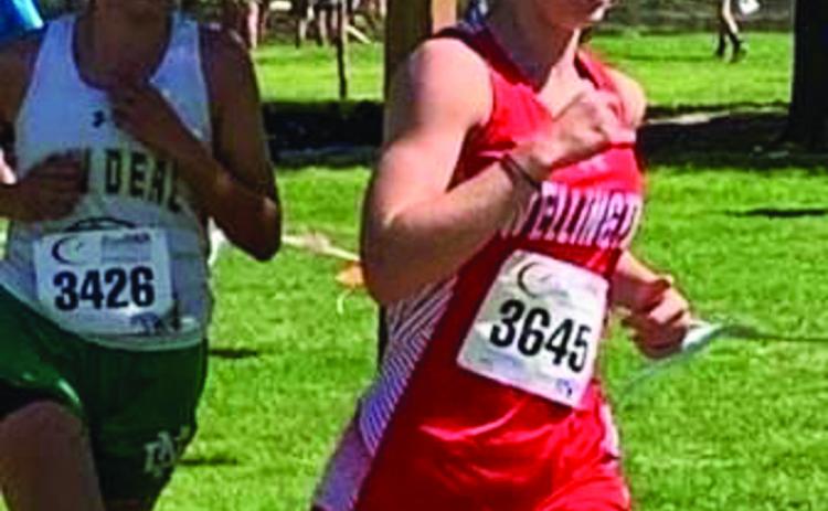 Lady Rocket junior Addy Mock takes the fifth-place finish at the Lubbock Invitational at Mae Simmons Park Saturday, Sept. 17. Coached by Cade Brown, other team members include Charlee Bodine, Abby Garcia, Harlee Gomez, Audrey Jones, Presley Kane, Alyssa Lewis, Angela Lewis, Leslie Orozco and Eryn Torrez. Courtesy Photo